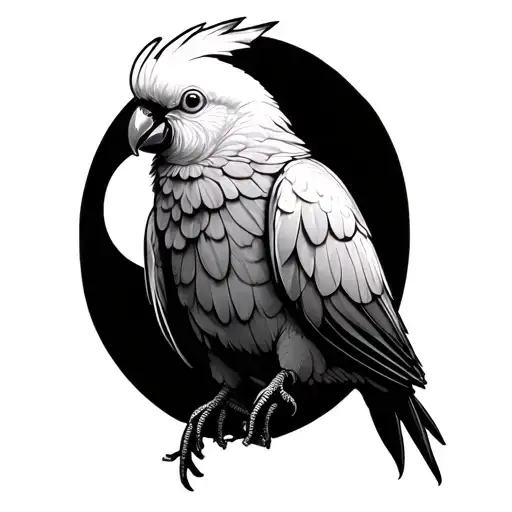 Trad Tattoo Of A Galah Bird