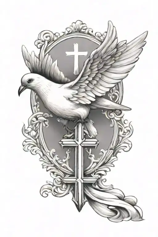 Dove With A Cross