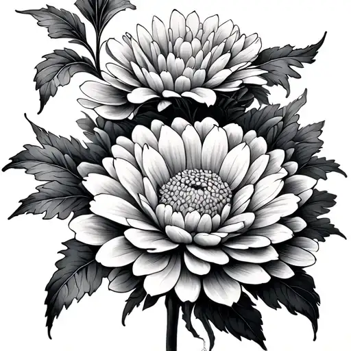 Chrysanthemum Fine Line