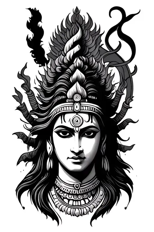 Shiva Tattoo Design