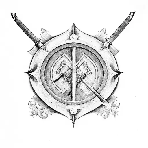 Sword With The Sagitarious Symbol