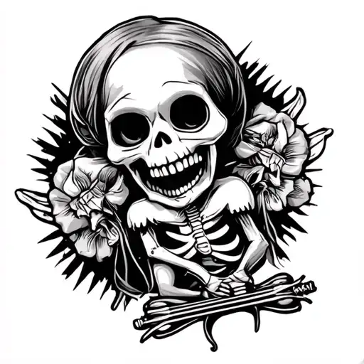 Rocker Skeleton Chick