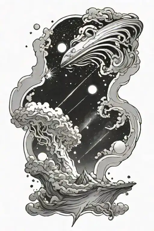 Looking Up At The Milky Way Galaxy