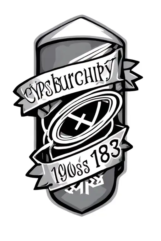 A Cybersecurity Theme With A Date Of Birth 1983 Written Of A Tattoo On The Calf Of The Leg