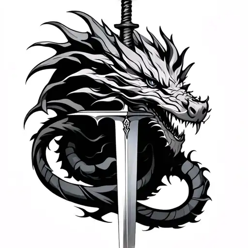 Dragon And Sword