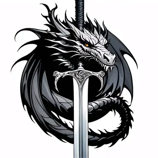 Dragon And Sword