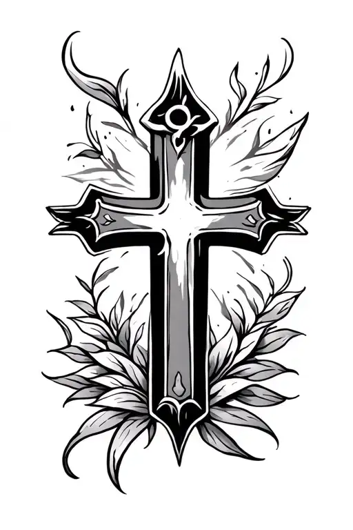Faith Tattoo With Cross