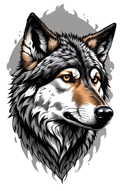 Wolf Looking Forward