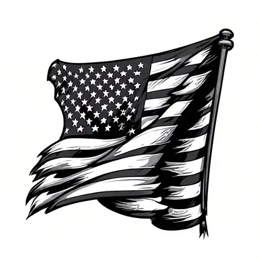 American Flag Indian