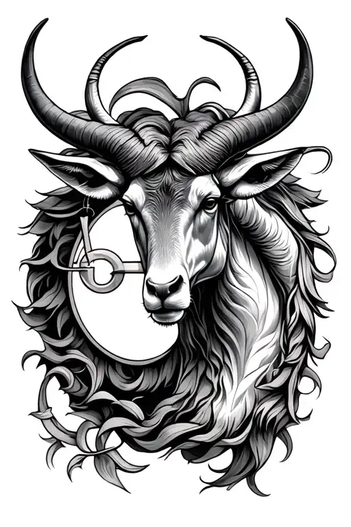 Libra And Taurus Symbol Merging