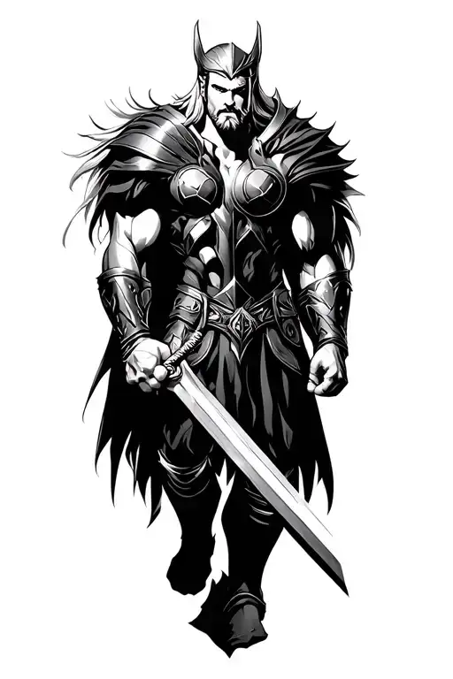 Thor Fighting In Ragnarok