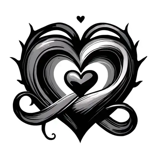 Infinity And Unconditional Love Heart