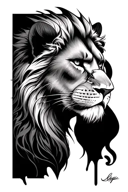 Leo With Gothic Style