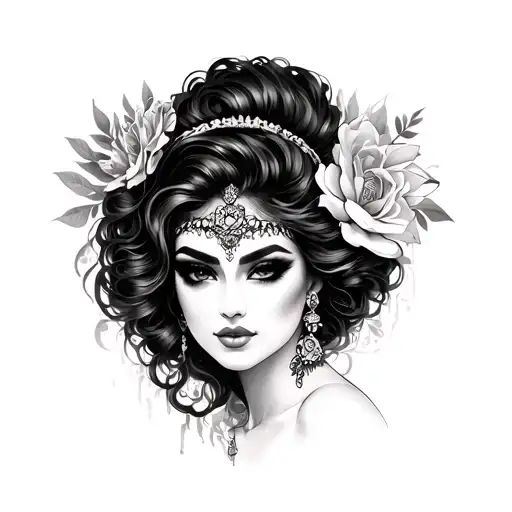 Seductive Exotic Beautiful Queen