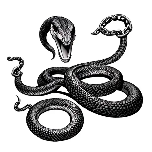 Snake And Chains