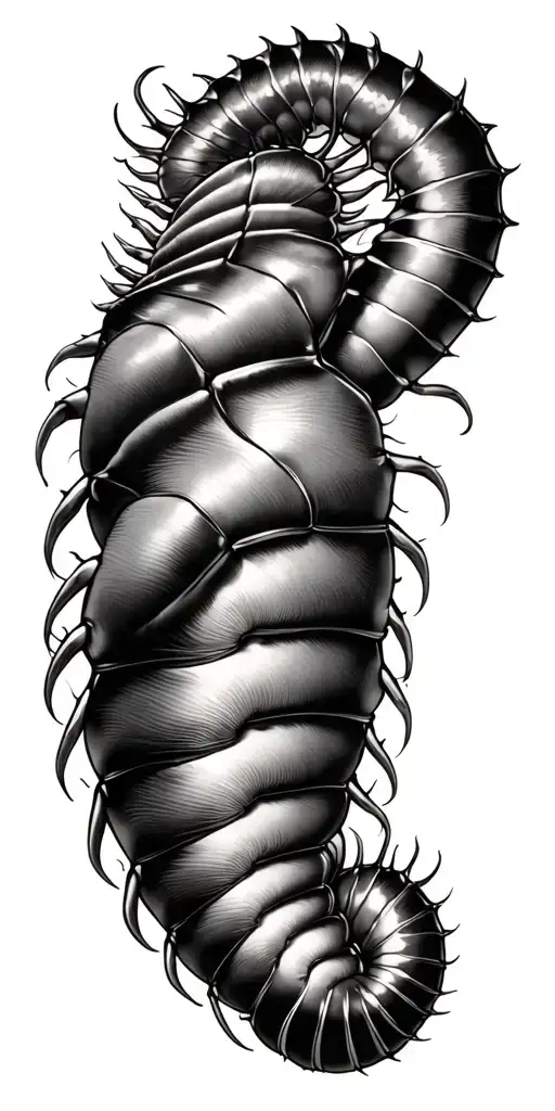 Cool Centipede Spiraling Arm