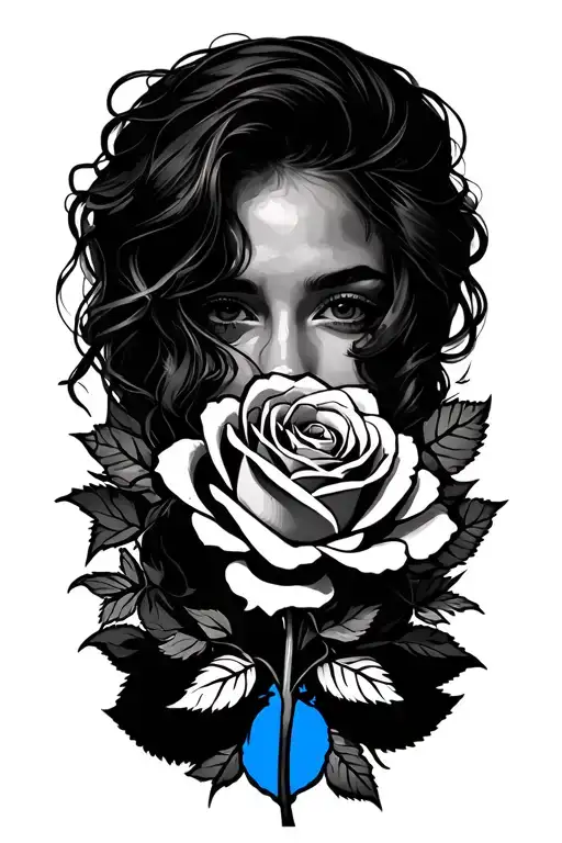 Leslie With A Rose But The Middle Is A Premier League Football Make It Have Blue In There As Well