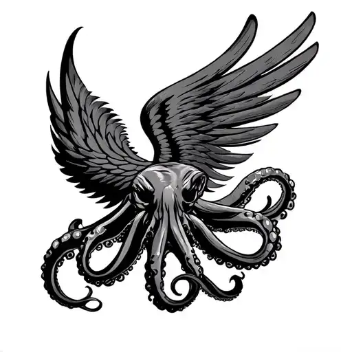 Redwings Logo And Octopus