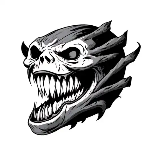 Gothic Mimic Chest With Long Younger And Sharp Teeth