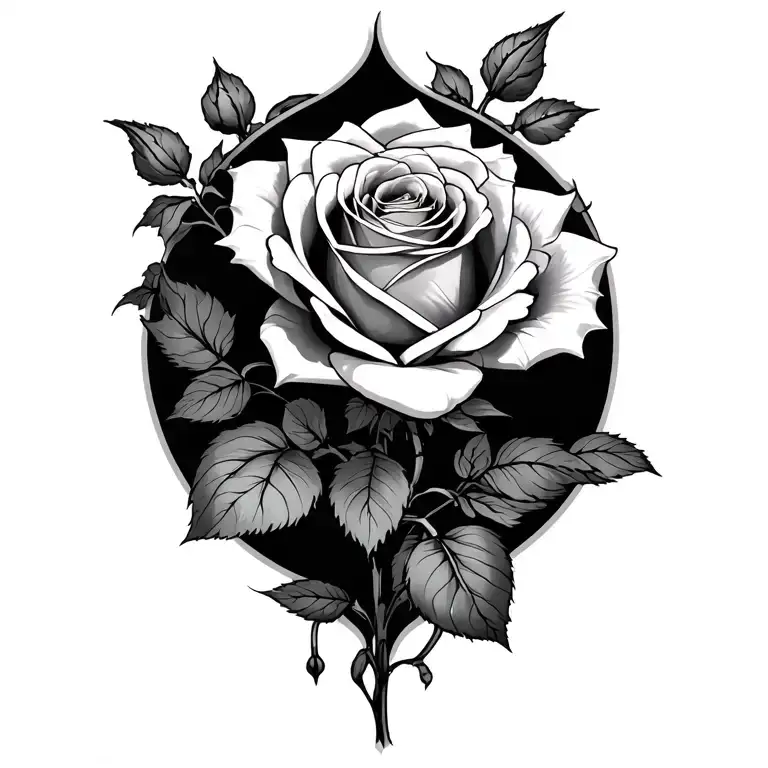 Cyberpunk And Rose Growing