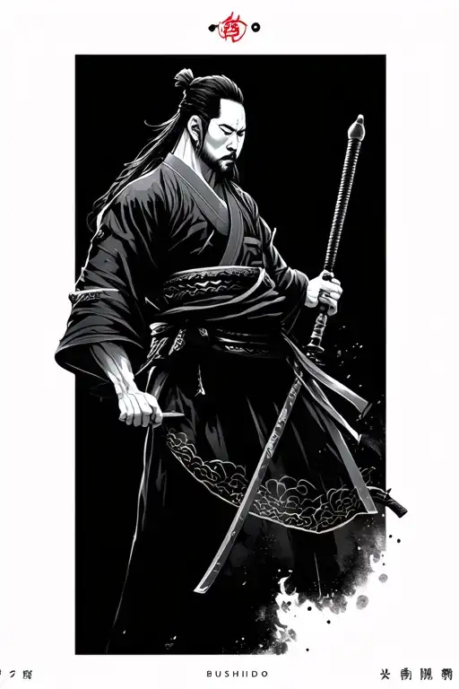 Bushido Writed In Japanese