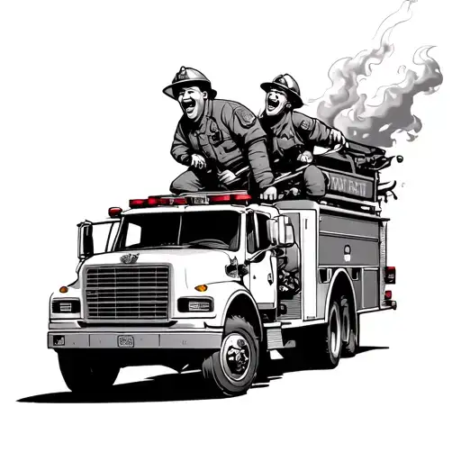 Firefighter Dragged Behind Fire Engine And Driver Laughing