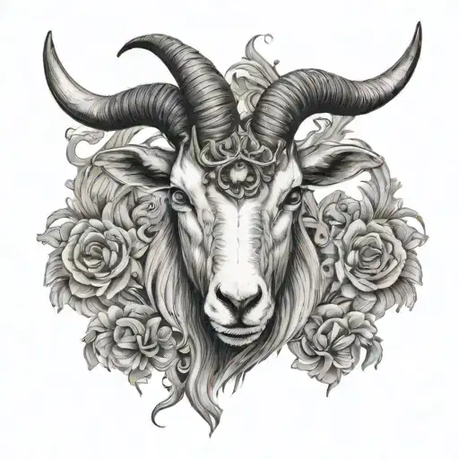 Goat Head With Blood