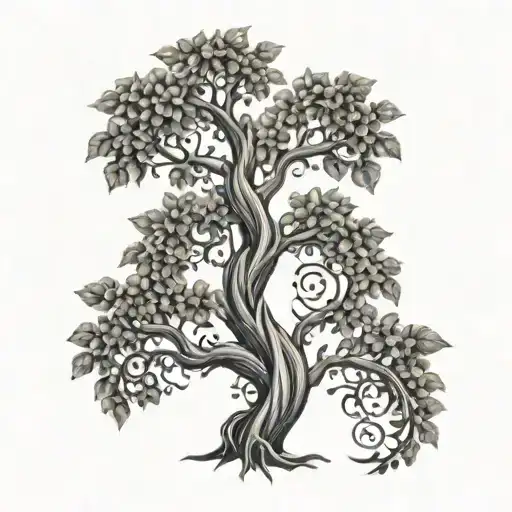 Wrap Around Vine And Tree Of Life