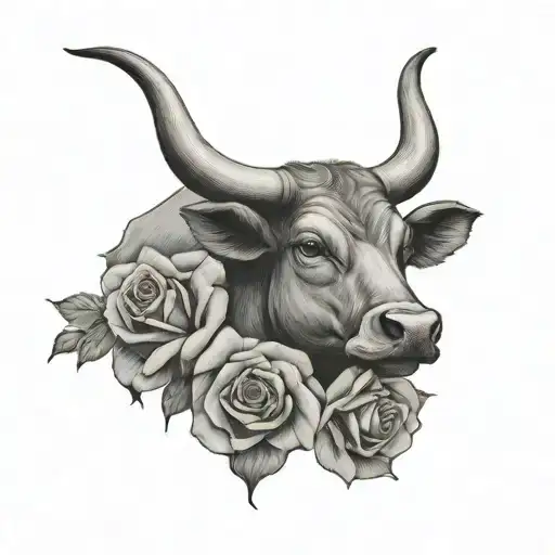 Bull Head Side View Roses