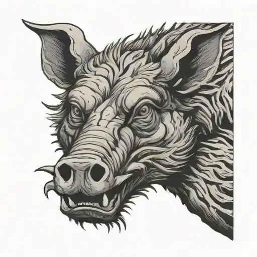Rabid Boar Head