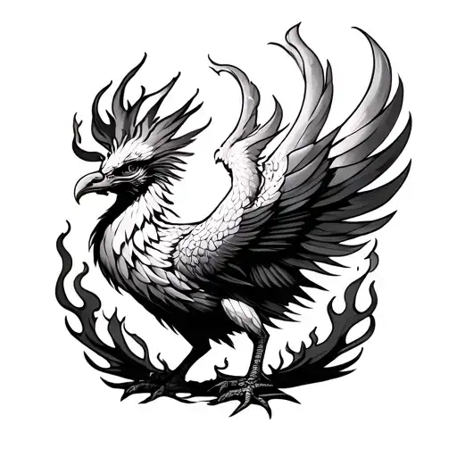 Simurgh And Fire