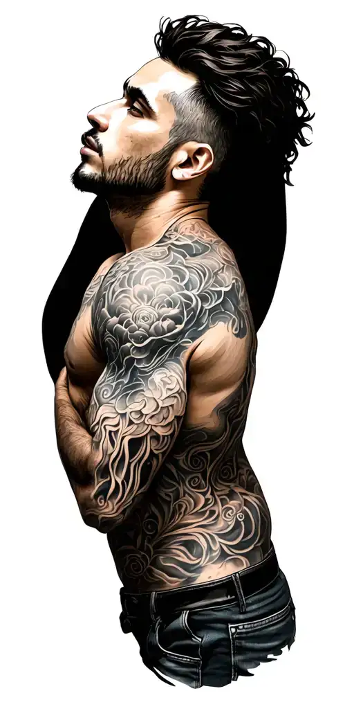 Daydreaming Man Standing