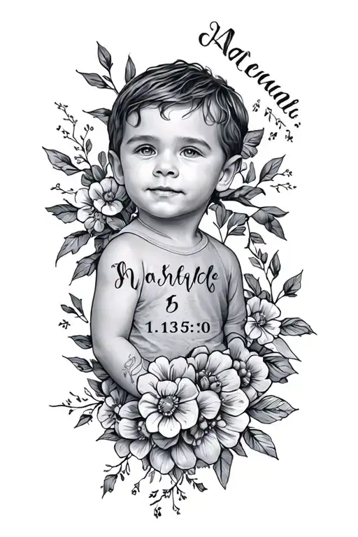 Childs Name And Date