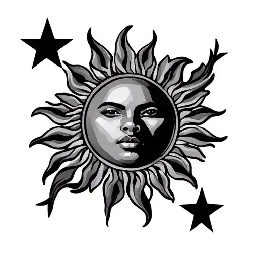 Filipino Sun And Stars