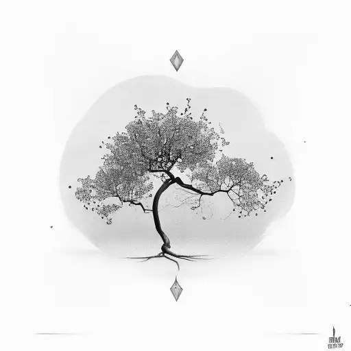 Mustard Seed Tree With Roots