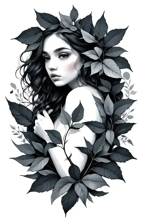 Viv In Leaves Intertwined