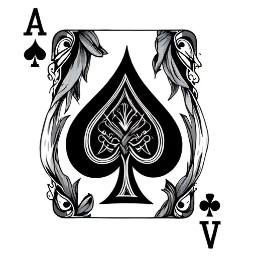 Ace Of Spades Card