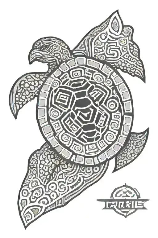 Mayan Turtle Shell