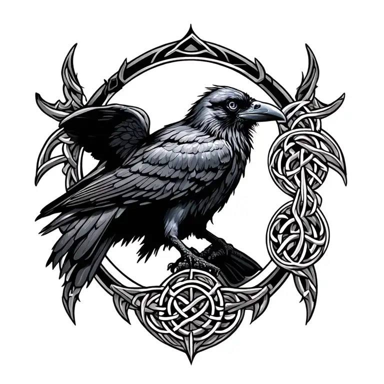Celtic Raven