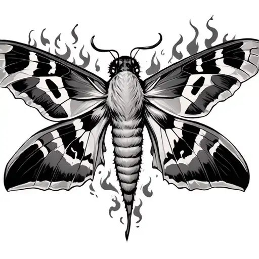 Moth To A Flame Burns