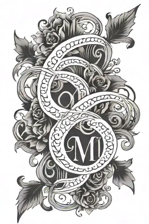 Manou Written Out In Beautiful Writing As A