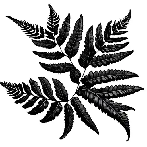 Black Fern Leaf Transforming