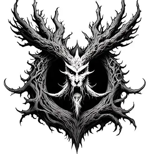 Yggdrasil With Odin Hidden Within