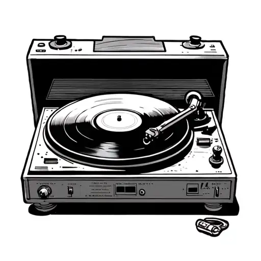 Record Player Space Ship