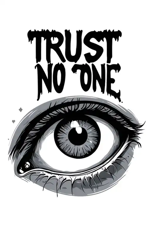 Trust No One With Eye And Roae