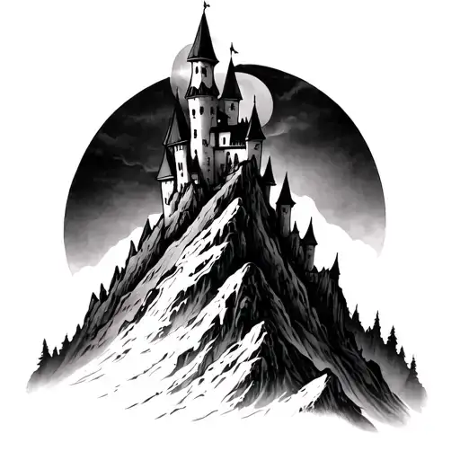 Haunted Castle On Top Mountain