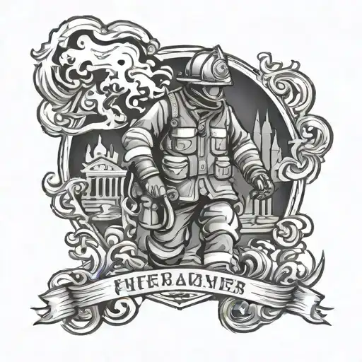 Create A Tattoo Of A Firefighter Heroically Saving A Music Venue From Flames
