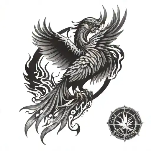 Phoenix Rising From The Ashes