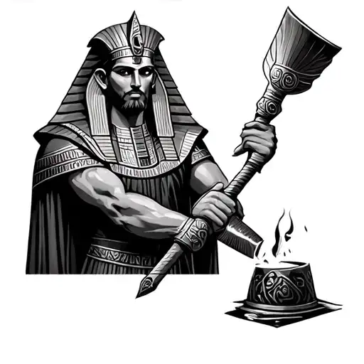 Egyptian God Blacksmith