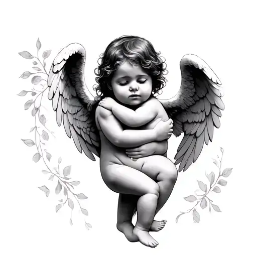 Baby Angel Hug Your Body